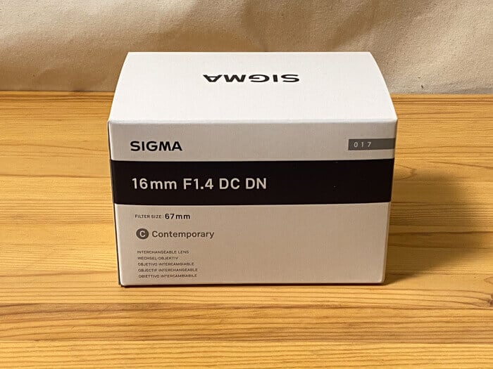 SIGMA 16mm f1.4 dc dn