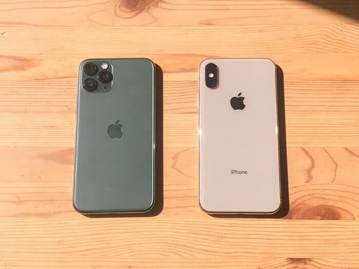 iPhone11ProとiPhoneXSの比較