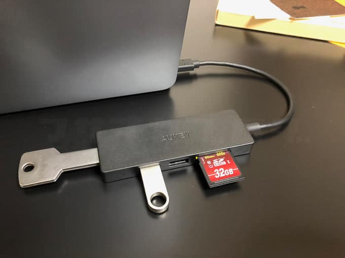 USBとSDカードスロット利用