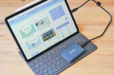 iPad Proと外付けSSD