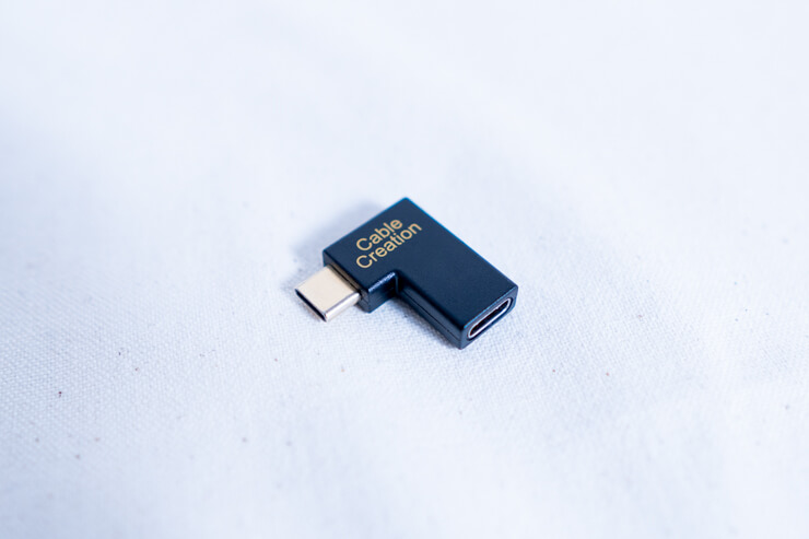 L型USB-C変換コネクター