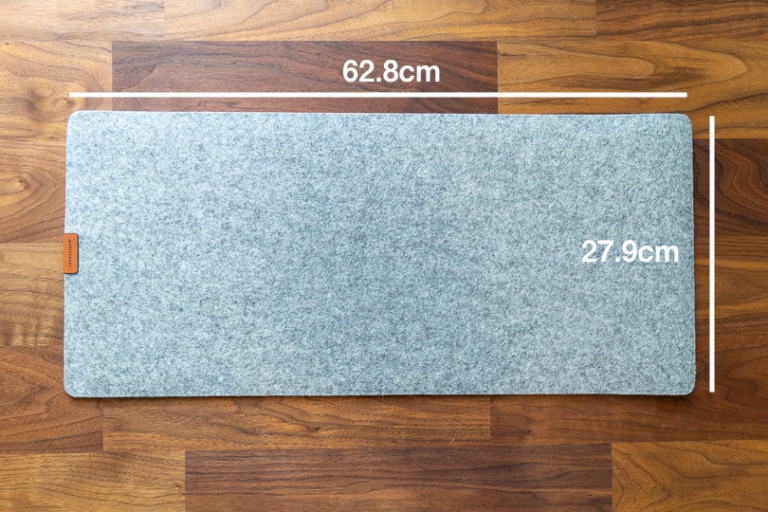 GROVEMADE WoolFelt DeskPad レビュー｜羊毛フェルトのデスクマットでデスクにメリハリをつける マサオカブログ